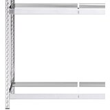  Stalci za gume s 3 razine 2 kom srebrni 110x40x200 cm čelični | shoptok.hr