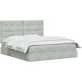  s od storage s pohranom Svjetlosiva 200 x 200 cm Baršun | shoptok.hr
