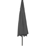  Vrtni suncobran s LED svjetlima 400 cm antracit | shoptok.hr