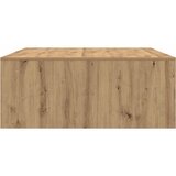  Stol za kavu s ladicama artisan hrast 100x100x40 cm | shoptok.hr