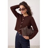 TRENDYOLMILLA Trendyol ženska jakna model Twoaw24Hi00090, smeđa | Eponuda.com