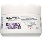 Goldwell dualsenses blondes highlights 60 sec treatment maska za svetlo obarvane lase 500 ml | Shoptok.si
