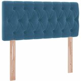 s od storage s uzglavljem Tamno plava 90 x 200 cm Baršun | shoptok.hr