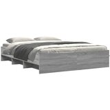  Okvir za krevet boja hrasta 150x200 cm od konstruiranog drva | shoptok.hr