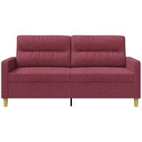 Dvosjed od tkanine crvena boja vina 140 cm | shoptok.hr