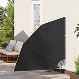  Zaslon za privatnost na balkonu 140 x 140 cm Poliester Antracit | shoptok.hr