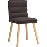  Jedilni stoli 4 kosi temno rjavo blago, (21822668) | Shoptok.si