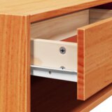 Nočna omarica Voskast rjav 50 x 32,5 x 24 cm Trdna borovina, (5000160558) | Shoptok.si