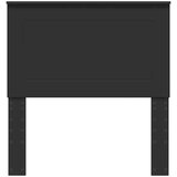 vidaXL Vzglavje z vzglavjem Črna Orehovina 75 cm Konstruiran les | Shoptok.si