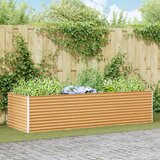  Povišena vrtna gredica 290 x 100 x 68 cm Cinkani čelik | shoptok.hr