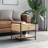 vidaXL Stolić za kavu boja hrasta 50 x 50 x 50 cm konstruirano drvo Cijene