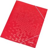 Leitz kotna mapa WOW, DIN A4, karton, rdeča, (21652593) | Shoptok.si