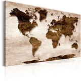  Slika - World Map: The Brown Earth 60x40 Cijene