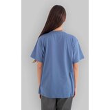 Hurley Script Regular T-shirt grey teal Slike