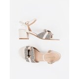 GOODIN White women's sandals with a medium heel | shoptok.hr