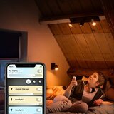 Philips LED prigušiva spot svetiljka Hue RUNNER 1xGU10/4,2W/230V crna | Eponuda.com