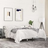  Okvir za krevet boja hrasta 140x190cm konstruirano drvo i metal | shoptok.hr