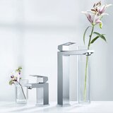  Enoročna armatura za umivalnik EUROCUBE brez zgornjega dela sifona (2313200E) | Shoptok.si
