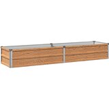  Povišeni vrtni krevet Drvena smeđa 160 x 40 x 24 cm | shoptok.hr