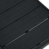  Vrtne stolice 4 kom crne HDPE s izgledom drva | shoptok.hr