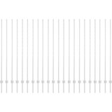 vidaXL Ograjni stebri 44 pcs srebrna 200 cm Jeklo, (5000097231) | Shoptok.si