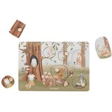 Little Dutch® Drvene puzzle sa zvukom Forest Friends | Shoptok.si