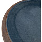 Nadgradni Nadpultni umivalnik rjav in moder ovalen 59x40x15 cm | Shoptok.si