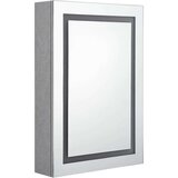  Kupaonski ormarić s ogledalom boja betona 50 x 14 x 60 cm | shoptok.hr