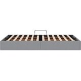 Otomanski krevet s pohranom Svijetlo siva 120 x 200 cm tkanina | shoptok.hr