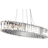 Elstead Lighting Elstead Crystal Skye 12 obeskov s kristali Light Island Bar, krom, (22098621) | Shoptok.si