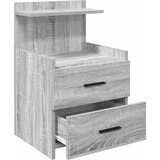  Noćni ormarići 2 kom s 2 ladice sivi Sonoma 40x36,5x62 cm | shoptok.hr