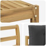  Set vanjskih sofa 7 kom. Bijela i antracit | shoptok.hr