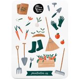 Printintin Vinilne samoljepljive naljepnice s motivom vrta, 10,5 cm x 14,5 cm Cijene