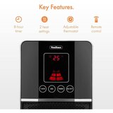 Vonhaus grelec 2000 W premium oscilacijski keramični PTC črn 2514041 | Shoptok.si