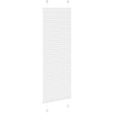 vidaXL Plisirana roleta bijela 40x100 cm širina tkanine 39,4 cm | shoptok.hr