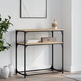  Konzolni stol boja hrasta 75 x 35,5 x 75 cm konstruirano drvo | shoptok.hr