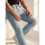 Sinsay Slim fit traperice s efektom pranja Slike