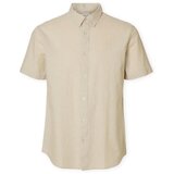 Selected Srajce z dolgimi rokavi Noos Reg-Sun Shirt - Pure Cashemere Bež u
