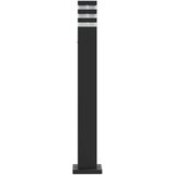  Vanjske podne svjetiljke 3 kom crne 80 cm aluminijske | shoptok.hr