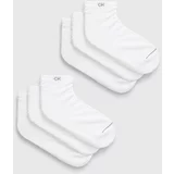 Calvin Klein Nogavice 6-pack moške, bela barva, 701222232