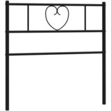  Metalno zamjensko uzglavlje crno 90 cm | shoptok.hr
