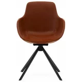 Kave Home Jedilni stoli v konjak rjavi barvi v kompletu 2 ks Tissiana –
