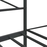  Dnevni krevet bez madraca crni 100x190 cm čelik | shoptok.hr