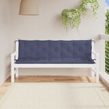  The Living Store Blazina za vrtno klop 2 kosa modra 180x50x7 cm oxford tkanina - Blazina Za Vrtno Klop, (21446565) Cene