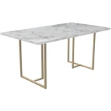 Jedilna miza v marmornem dekorju 90x160 cm Astor –