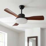 Brilagi LED prigušiva plafonski ventilator LED/34W/230V 106 cm crna/braon +daljinski upravljač | Eponuda.com