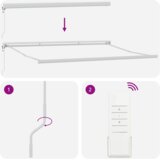  Retraktilna tenda Bež 400 × 300 cm Tkanina in kovina, (5000207013) | Shoptok.si