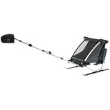 Thule Chariot Cross 2 double multifunkcionalna sportska prikolica za bicikl - 2 djece, siva | shoptok.hr