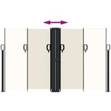 Uvlačiva bočna tenda 140 x 1000 cm krem | shoptok.hr