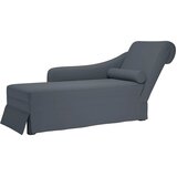  Počivaljka baršun s valjkastim jastukom&rukonaslonom tamnosiva | shoptok.hr